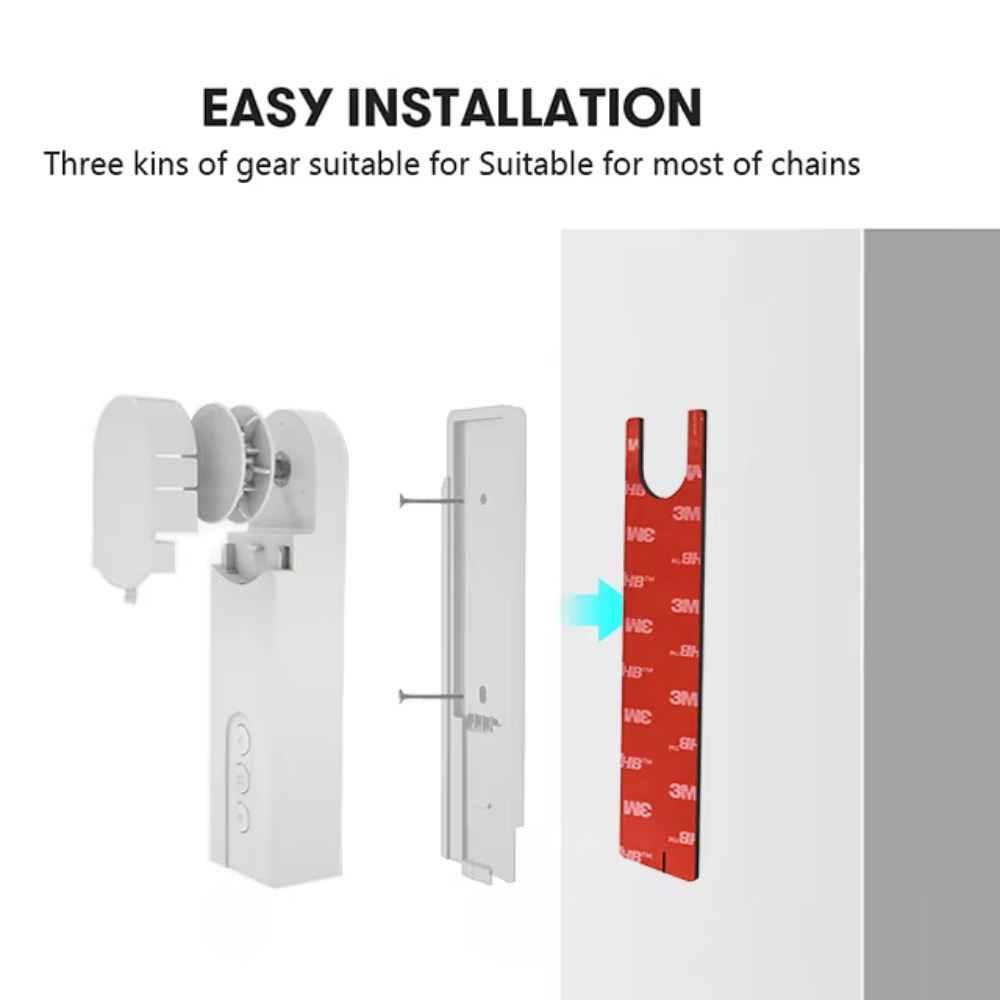 Smart motor for blinds and curtains, battery operated – voice control and Tuya app