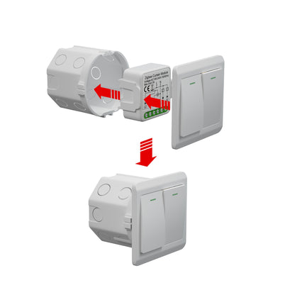 وحدة ستائر ذكية Zigbee – قناة واحدة (1CH) | تعمل مع تطبيق Smart Life