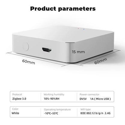 بوابة Tuya متعددة الأنماط (Zigbee + Bluetooth + BLE Mesh) – مركز ربط ذكي يعمل مع Smart Life