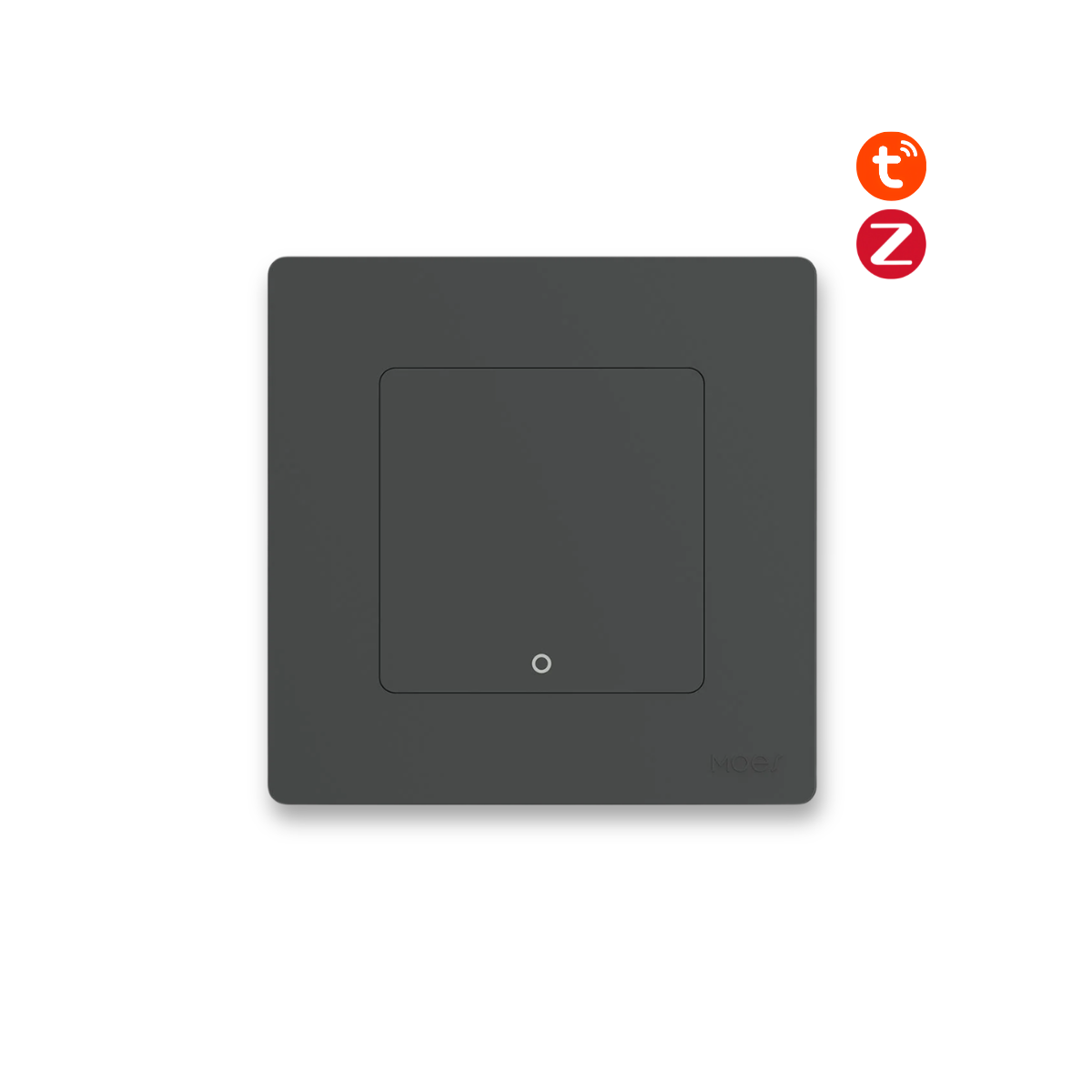مفتاح اضاءه ذكي بارد او بدون بارد من moes نضام زيكبي تطبيق تويا