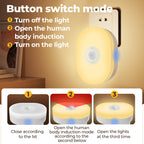 Smart color-changing WiFi night light with motion sensor and voice control – works with Tuya, Alexa, and Google.