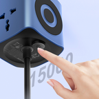 6-in-1 multi-socket with fast charging, advanced protection, and a 2-meter power cord.