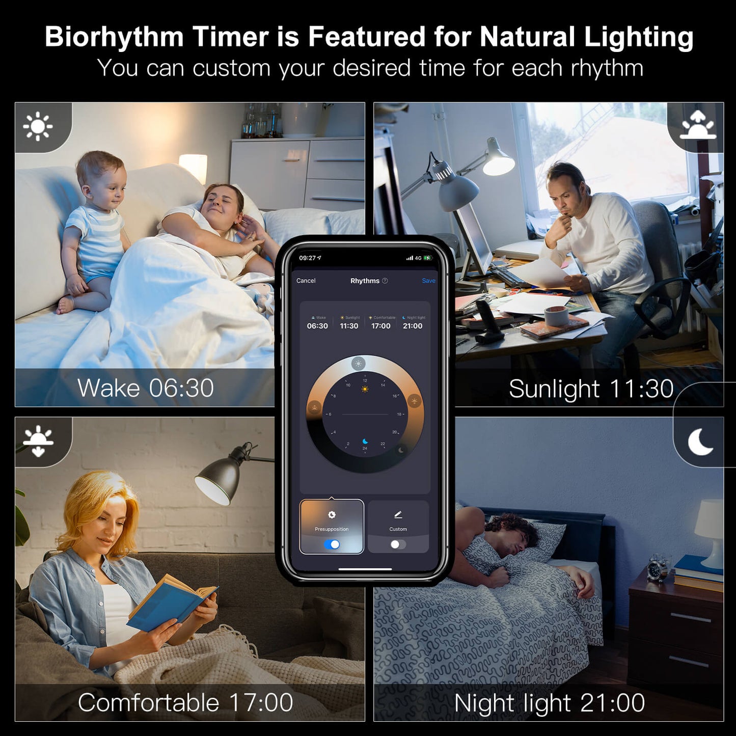 مصباح ذكي Zigbee E27 9W (RGB+CCT) — تحكّم كامل بالألوان والسطوع