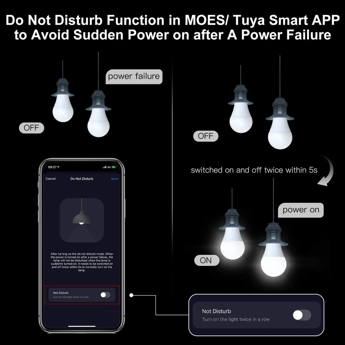 Zigbee E27 9W Smart Bulb (RGB+CCT) — Full control of color and brightness 