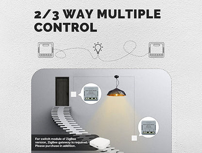مفتاح التحكم الذكي المخفي للتعتيم نظام zigbee - تطبيق tuya-smart life
