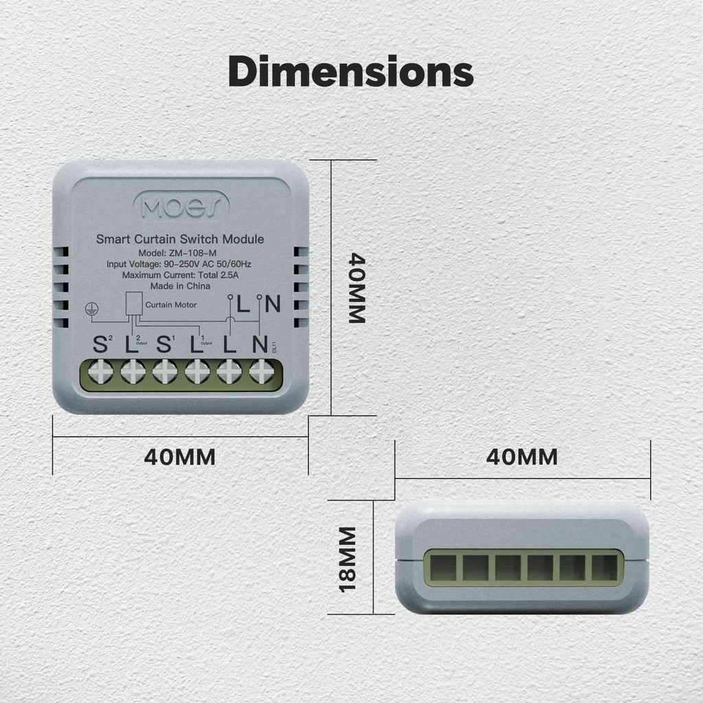 یەکەی کلیلی پەردەی زیرەکی Zigbee (مینی) – ئەپی تویا + کۆنتڕۆڵی دەنگی
