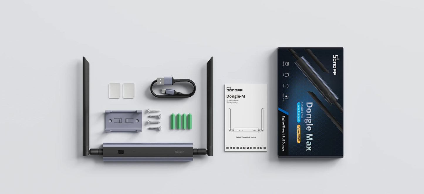 سونوف Dongle Max محول وبوابة ذكية متوافقة مع Zigbee و Thread وتوصيل PoE | Dongle-M