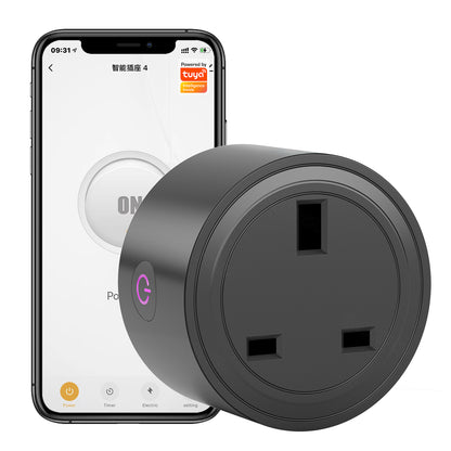 Smart Plug, Power Monitoring Support, Tuya Wi-Fi System - Smart Life 