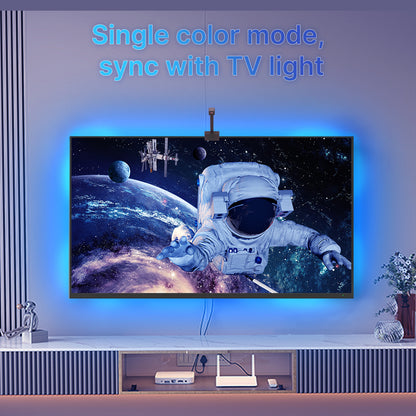 شريط الإضاءة الذكي MOES LED للتلفزيون مع كاميرا 1080P  لمزامنة اضاءه الشاشة تطبيق tuya