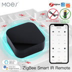 MOES Smart Universal IR Remote Control for managing infrared devices via Tuya and Smart Life apps, Zigbee compatible