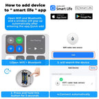 Tuya Smart Water Leak Detection WiFi System with 80dB Siren 
