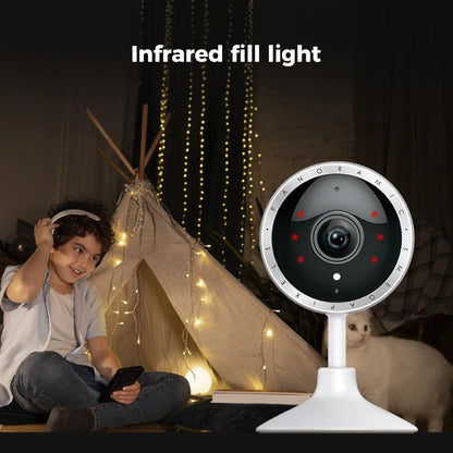 كاميرا مراقبة Arpha P160M داخلية: 8 ميجابكسل، تتبع ذكي للحركة، وصوت ثنائي الاتجاه تطبيق  tuya-smart life