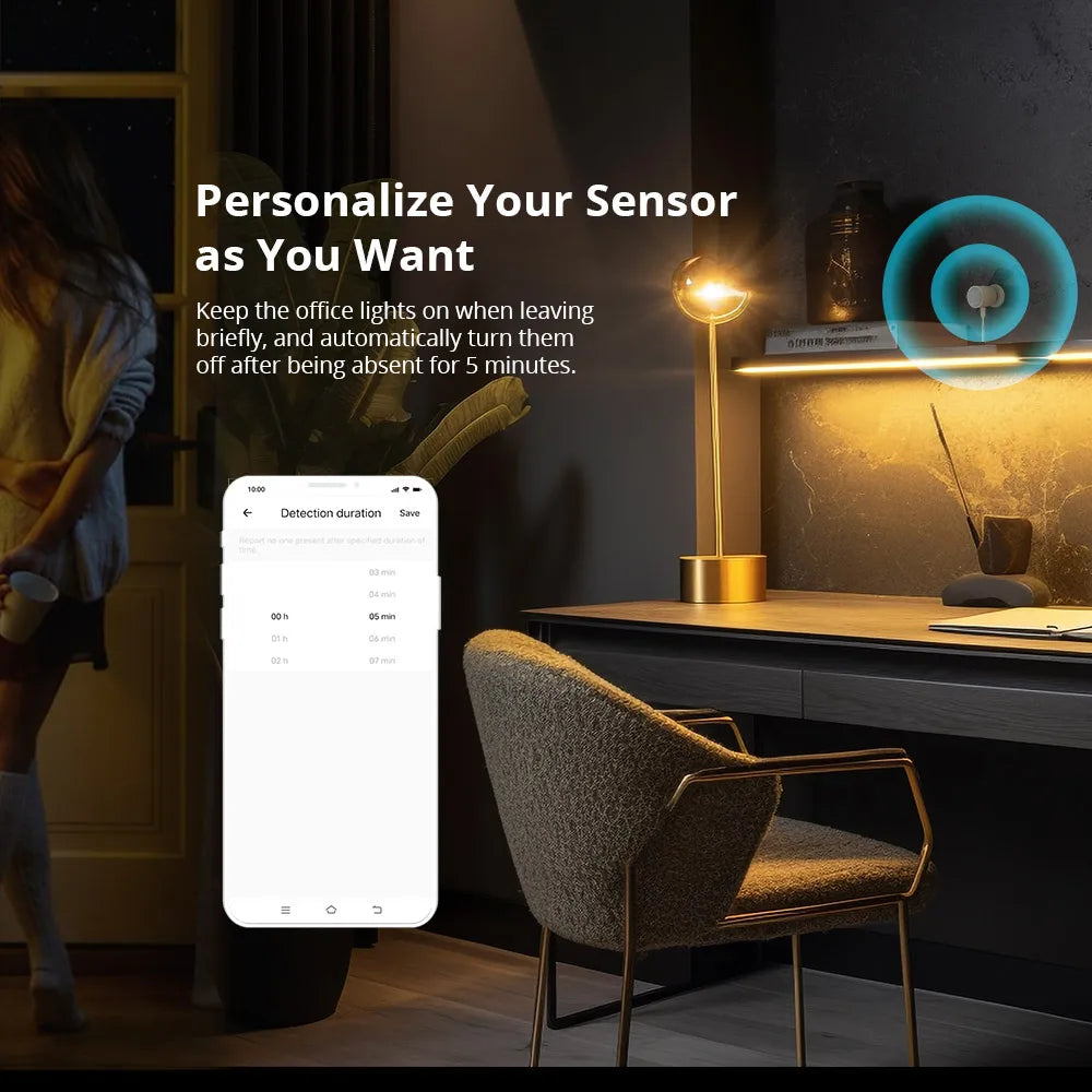 حساس تواجد الانسان الذكي SONOFF Zigbee Human Presence Sensor | SNZB-06P