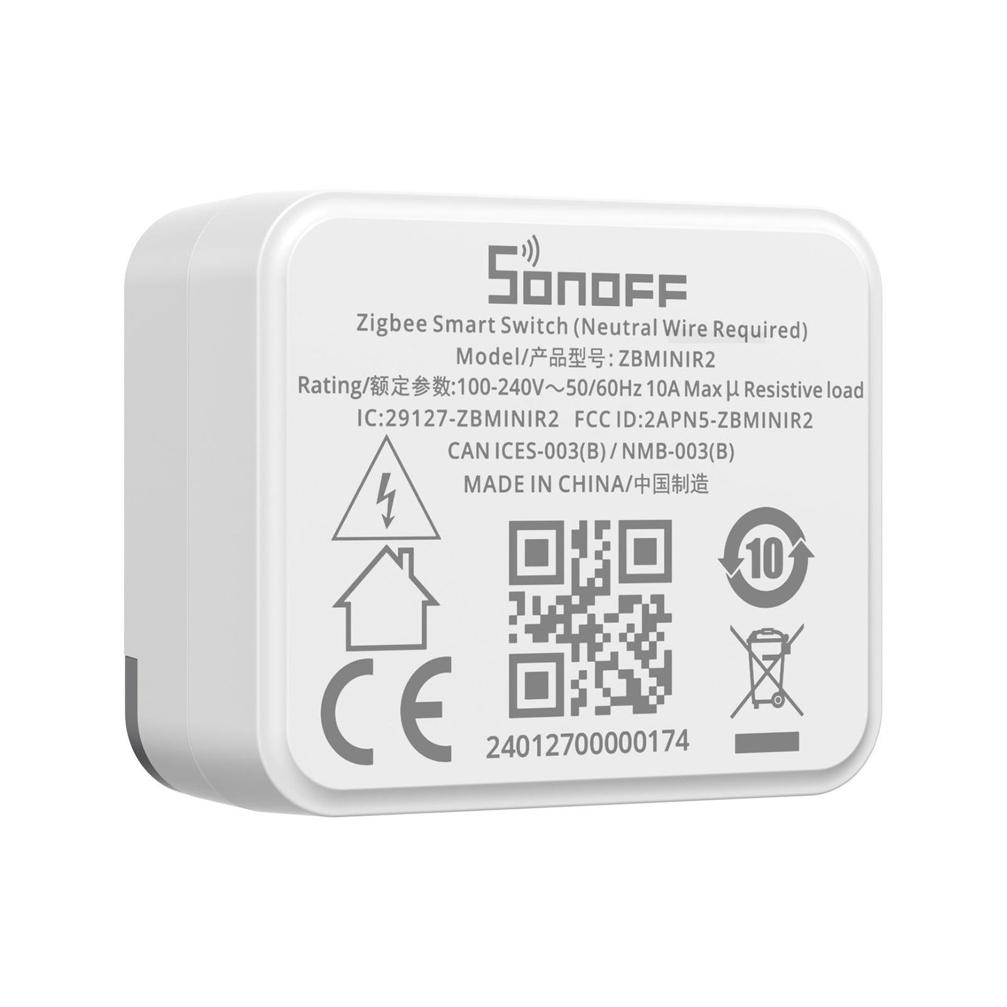 مفتاح Zigbee مصغّر داخل العلبة | SONOFF ZBMINIR2
