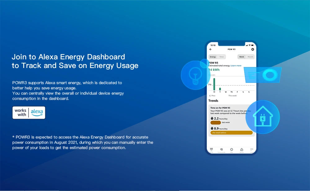 مفتاح سونوف الذكي POWR3 (Wi-Fi) مع مراقبة استهلاك الطاقة