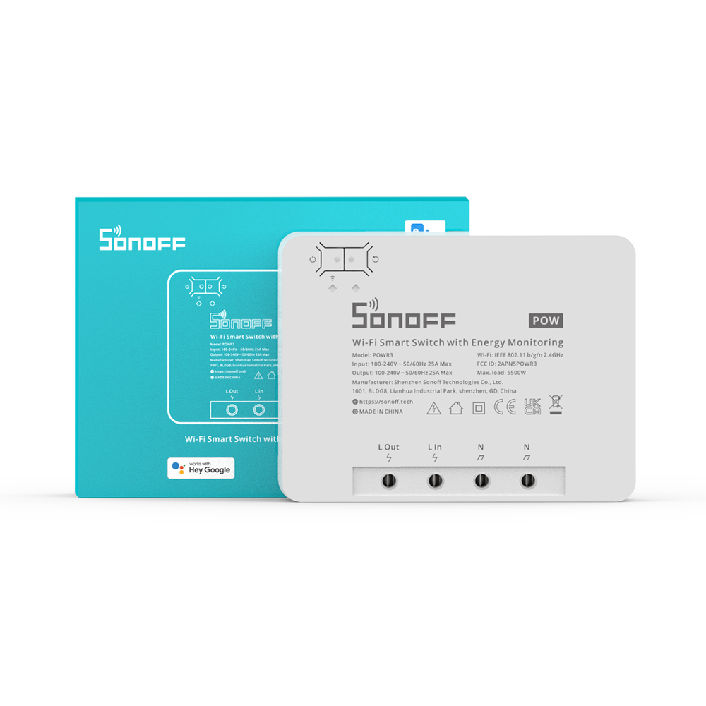 مفتاح سونوف الذكي POWR3 (Wi-Fi) مع مراقبة استهلاك الطاقة