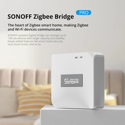 بوابة Zigbee 3.0 احترافية – SONOFF Zigbee Bridge Pro (ZB Bridge-P)