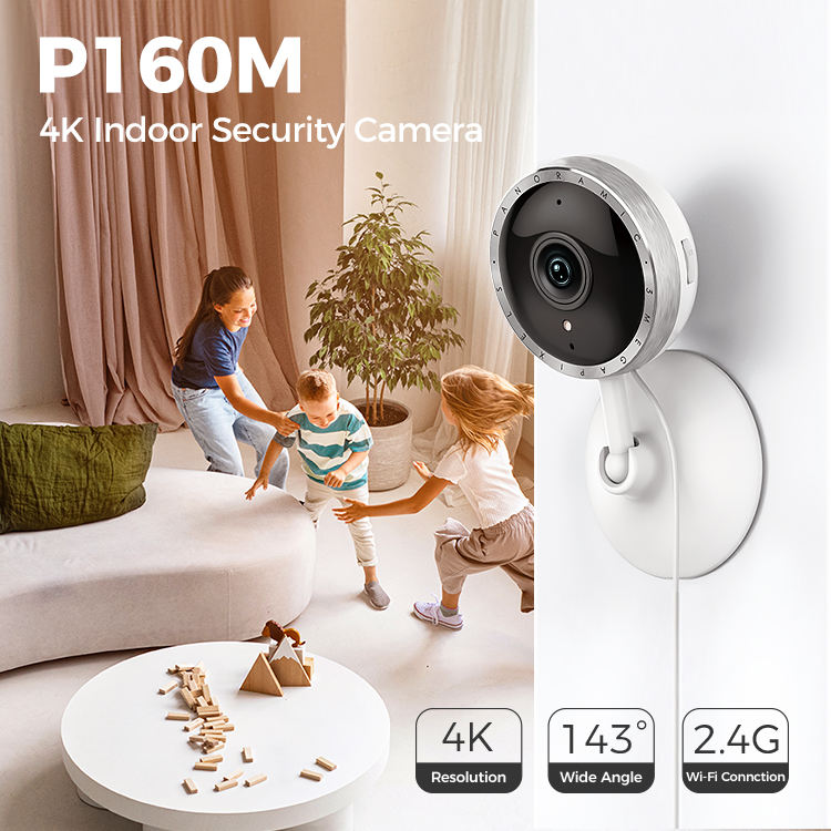 كاميرا مراقبة Arpha P160M داخلية: 8 ميجابكسل، تتبع ذكي للحركة، وصوت ثنائي الاتجاه تطبيق  tuya-smart life