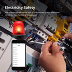 Zemismart WiFi 3-Phase Smart Energy Meter – Up to 120A – With 3 Clamps – Tuya Compatible – Measurement, Monitoring, Alarm Alerts – Supports 110V to 240V.