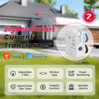 Tuya Zigbee Smart Energy Meter with CT Clamp (1-50A) | 99.5% Accuracy and Smart Life Compatibility