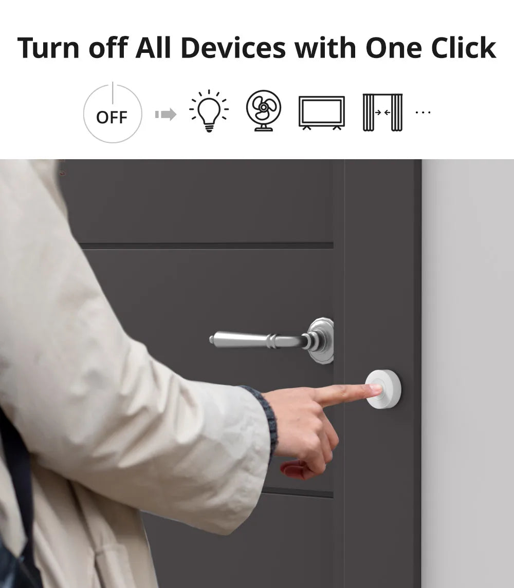 SONOFF SNZB-01P — ZigBee Wireless Smart Button Switch (Supports Alexa via Hub)