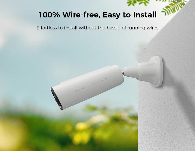 كاميرا مراقبة ذكية Arpha K06 بدقة 2K تعمل بالطاقة الشمسية ولاسلكية بالكامل تطبيق tuya