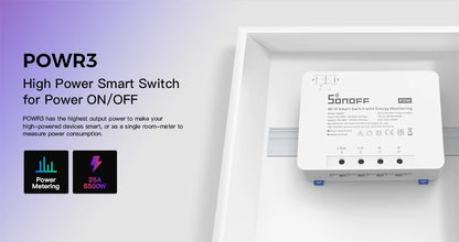 مفتاح سونوف الذكي POWR3 (Wi-Fi) مع مراقبة استهلاك الطاقة