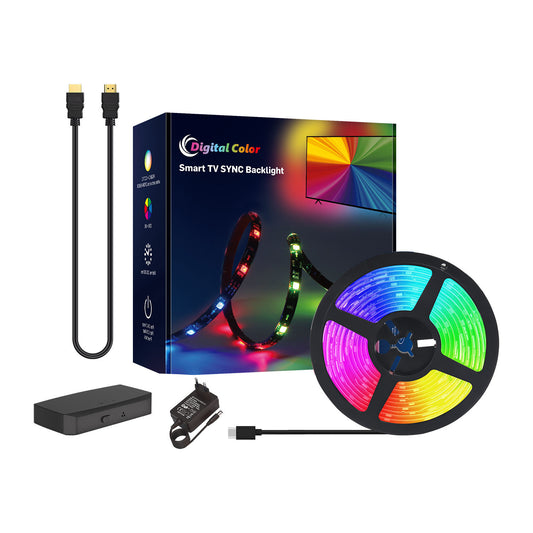 نظام الإضاءة الخلفية المتزامن الذكي  للشاشات 55-65 بوصة تطبيق TUYA  -سمارت لايف