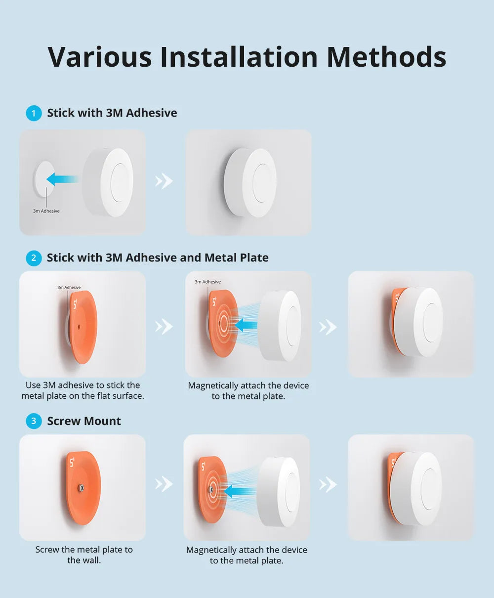 SONOFF SNZB-01P — ZigBee Wireless Smart Button Switch (Supports Alexa via Hub)