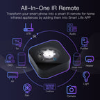 MOES Smart Universal IR Remote Control for managing infrared devices via Tuya and Smart Life apps, Zigbee compatible