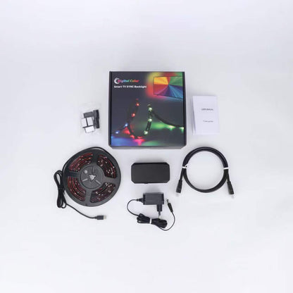 نظام الإضاءة الخلفية المتزامن الذكي  للشاشات 55-65 بوصة تطبيق TUYA  -سمارت لايف