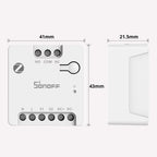 مفتاحی زیرەکی سۆنۆف مینی بە پەیوەندی وشک (Zigbee) | MINI-ZBD