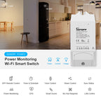 SONOFF POWR2 WiFi Switch – Smart WiFi switch with power consumption monitoring and overload protection