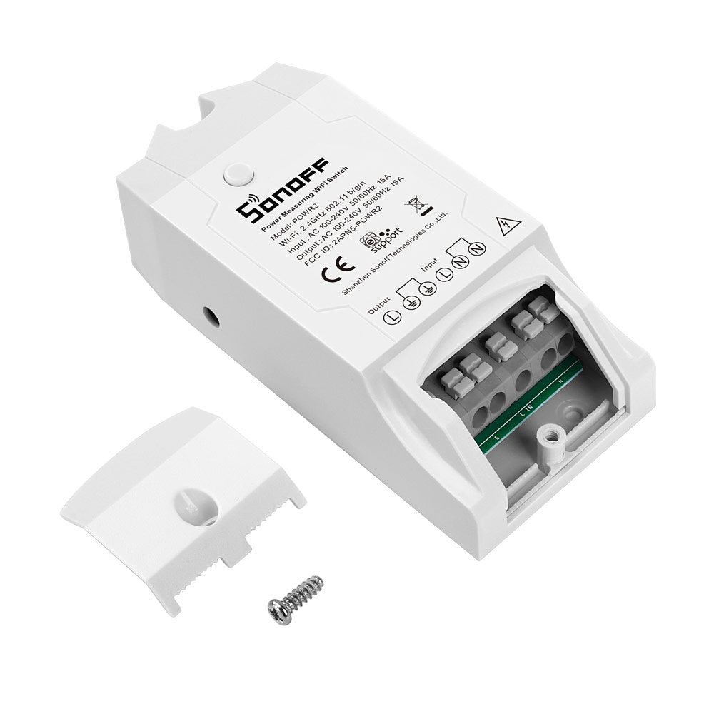 SONOFF POWR2 WiFi Switch – Smart WiFi switch with power consumption monitoring and overload protection