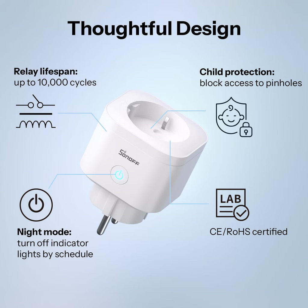 Sonoff iPlug 2nd Gen Smart Plug S61s (Matter over WiFi) | S61STPF