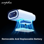 Arpha K06 2K Smart Solar Security Camera, 100% Wireless, Tuya App Compatible