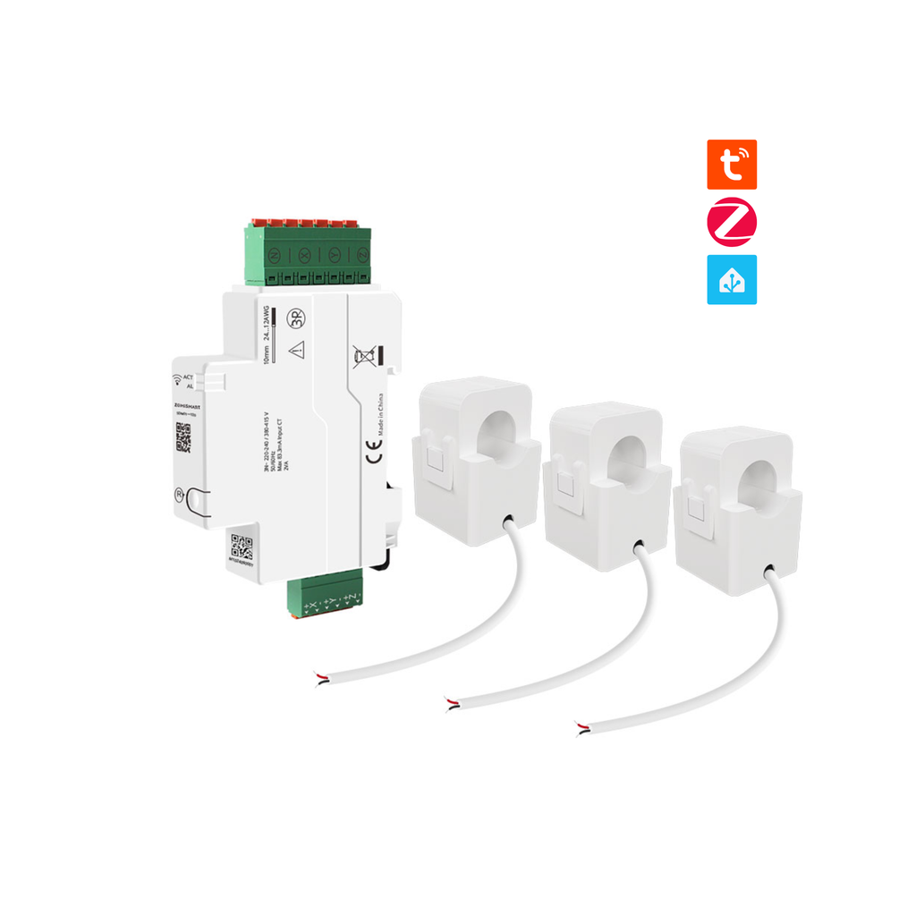 Zemismart Smart Energy Meter (3-Phase - 120A) Zigbee