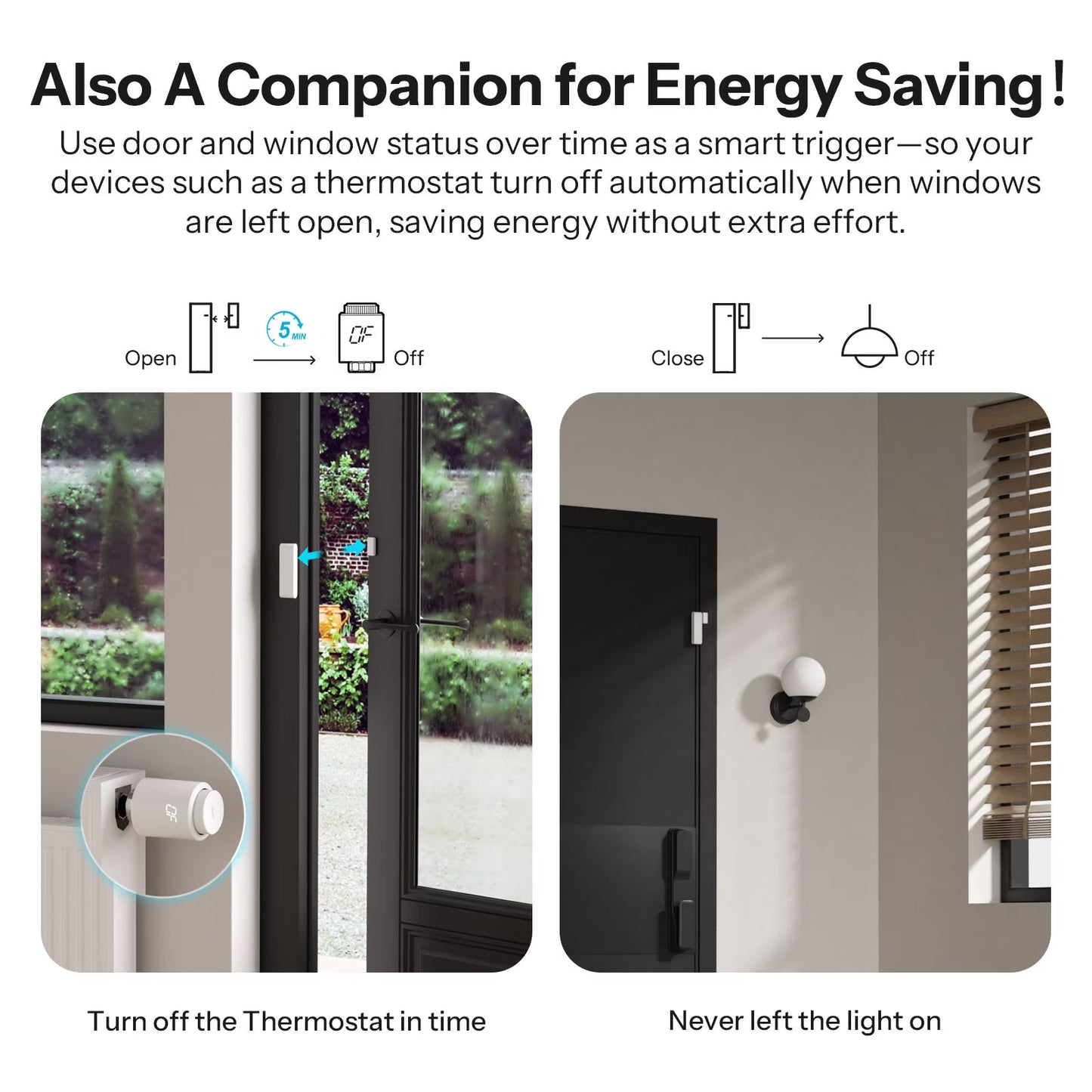 حساس الباب/الشباك الذكي SONOFF SenseGuard DW Gen2 بتقنية Zigbee | الموديل SNZB-04PR2