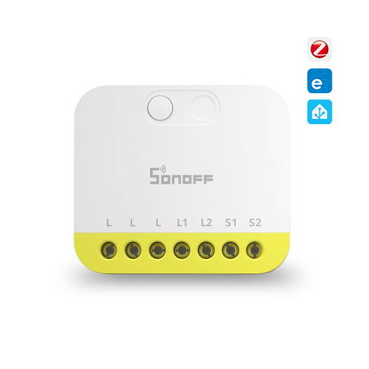 مفتاح سونوف ميني ديو ال (MINI DUO-L) الذكي ثنائي الخطوط بتقنية (Zigbee) | MINI-ZB2GS-L