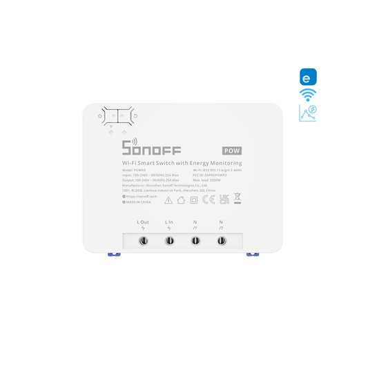 مفتاح سونوف الذكي POWR3 (Wi-Fi) مع مراقبة استهلاك الطاقة