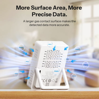جهاز سونوف AirGuard الذكي لمراقبة جودة الهواء (PM2.5/PM10) بتقنية (Matter عبر Wi-Fi) | SAWF-07P