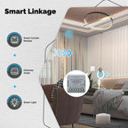 یەکەی کلیلی پەردەی زیرەکی Zigbee (مینی) – ئەپی تویا + کۆنتڕۆڵی دەنگی