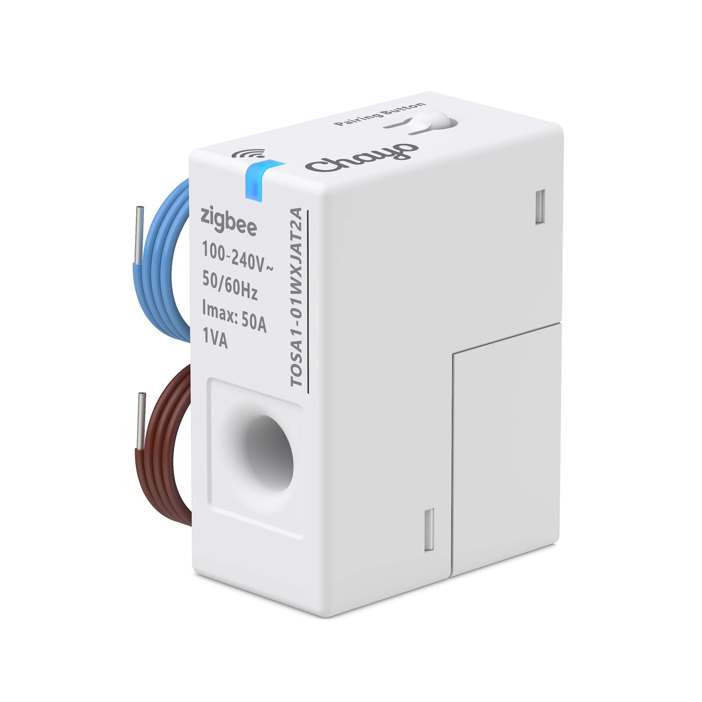 مراقب استهلاك الطاقة الذكي Tuya Zigbee مع محول تيار CT (1-50A) | دقة 99.5% وتوافق مع Smart Life