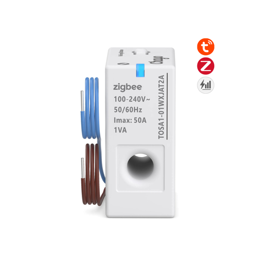 مراقب استهلاك الطاقة الذكي Tuya Zigbee مع محول تيار CT (1-50A) | دقة 99.5% وتوافق مع Smart Life