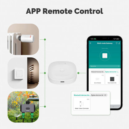 بوابة ذكية (هاب زيكبي +بلوتوث) متعدده الاستخدام اتصال لاسلكي نظام tuya -smart life