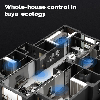 لوحة التحكم الذكية المركزية Tuya Max بشاشة 10.1 بوصة مع بوابة Zigbee وبلوتوث مدمجة