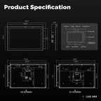 Tuya Max 10.1-inch Smart Central Control Panel with Built-in Zigbee and Bluetooth Gateway