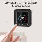 Smart air conditioner controller via Wi-Fi and IR with temperature and humidity display – Tuya