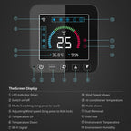 Smart air conditioner controller via Wi-Fi and IR with temperature and humidity display – Tuya
