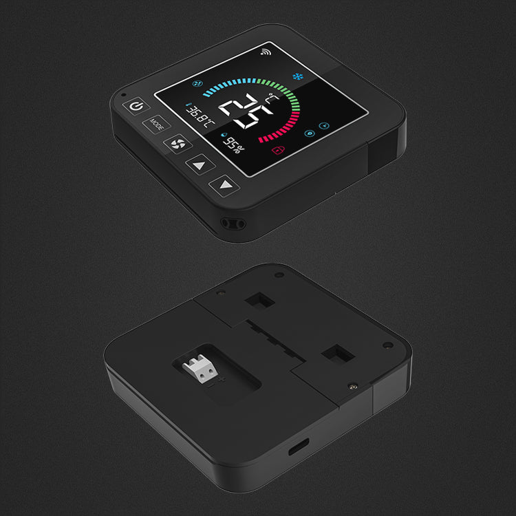 Smart air conditioner controller via Wi-Fi and IR with temperature and humidity display – Tuya
